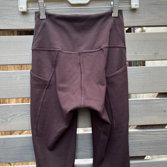 Lululemon Wunder Train High-Rise Tight w/ Pockets 25" RARE Espresso Brown Size 4 - Picture 5 of 7